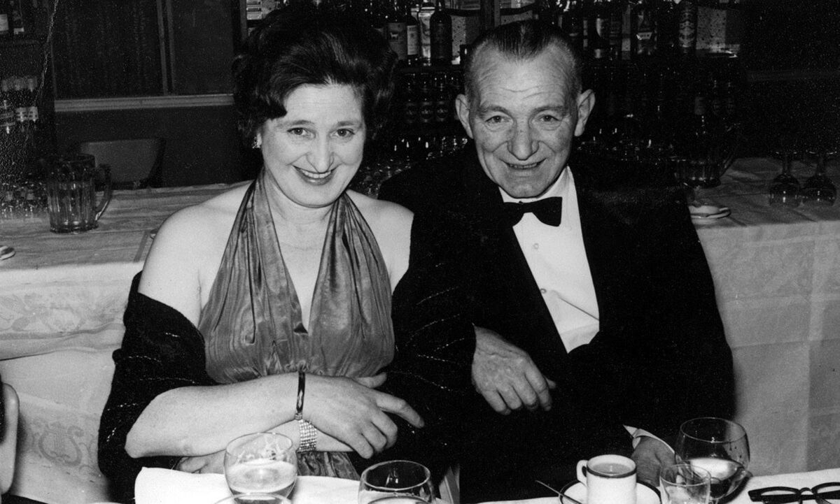 CLOSE-KNIT FAMILY: Stella O’Connor’s parents, Eileen and Val, in 1964, 