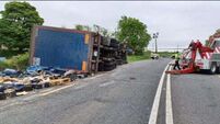 Major spillage of hazardous waste on the N2 after truck overturns