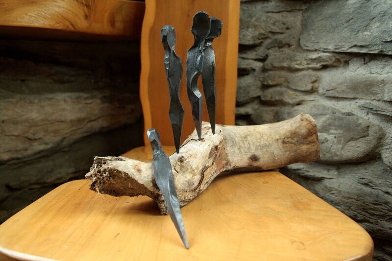 Some of the sculptures created by Jessie Waschkowitz from Castletownbere who is believed to be the first blacksmith in Cork with Down syndrome.