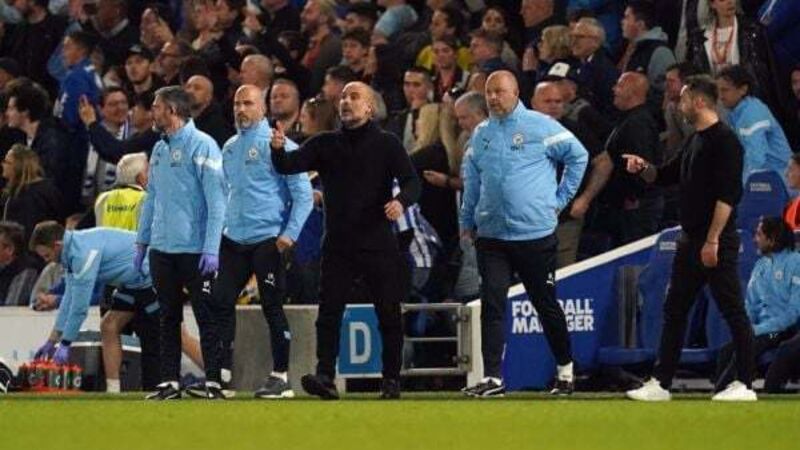 Pep Guardiola proud of Man City display soon after late night title celebrations