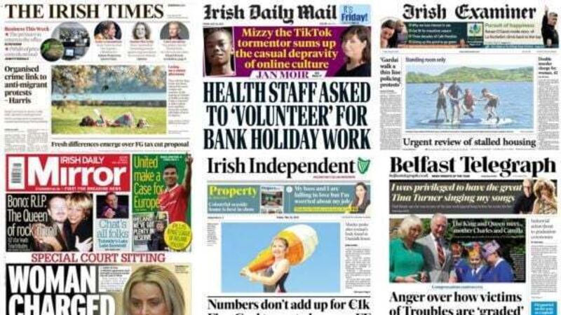 What the papers say: Friday's front pages