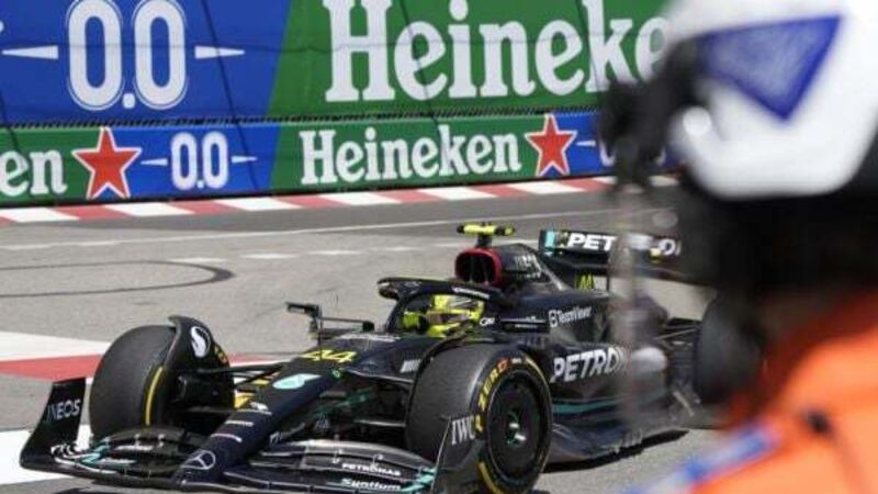 Lewis Hamilton third in opening practice in Monaco as crash ends session early