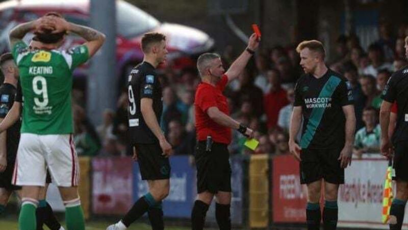 LOI Round-up: Late goal gives Cork City victory over eight man Shamrock Rovers