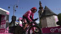 Geraint Thomas loses Giro d’Italia lead to Primoz Roglic on penultimate stage