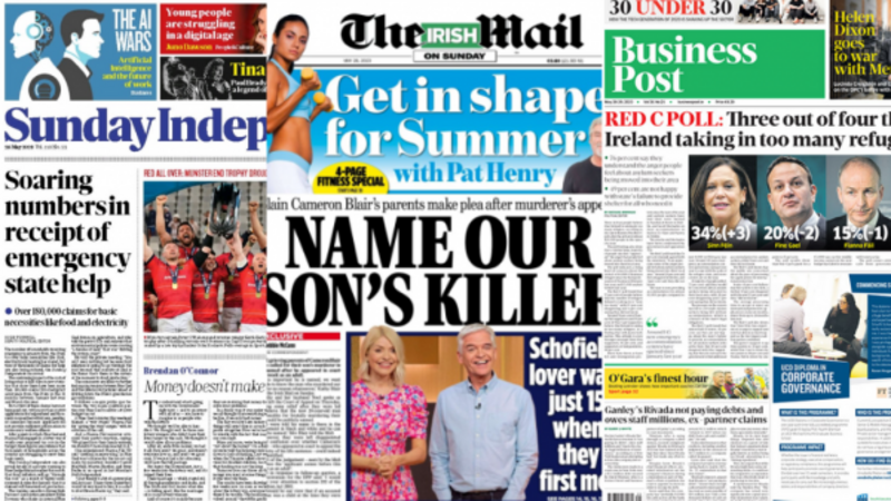 What the papers say: Sunday's front pages