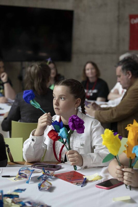 Saorise Salmon member of Star NTRIS delegate at Cork's first ever Youth-Led Anti Racism Summit took place in Cork City Hall on 26th May. Picture Clare Keogh