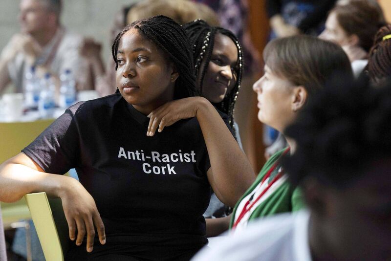 Delegate at Cork's first ever Youth-Led Anti Racism Summit took place in Cork City Hall on 26th May. Picture Clare Keogh.