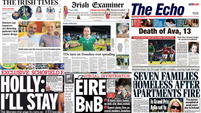 What the papers say: Monday's front pages