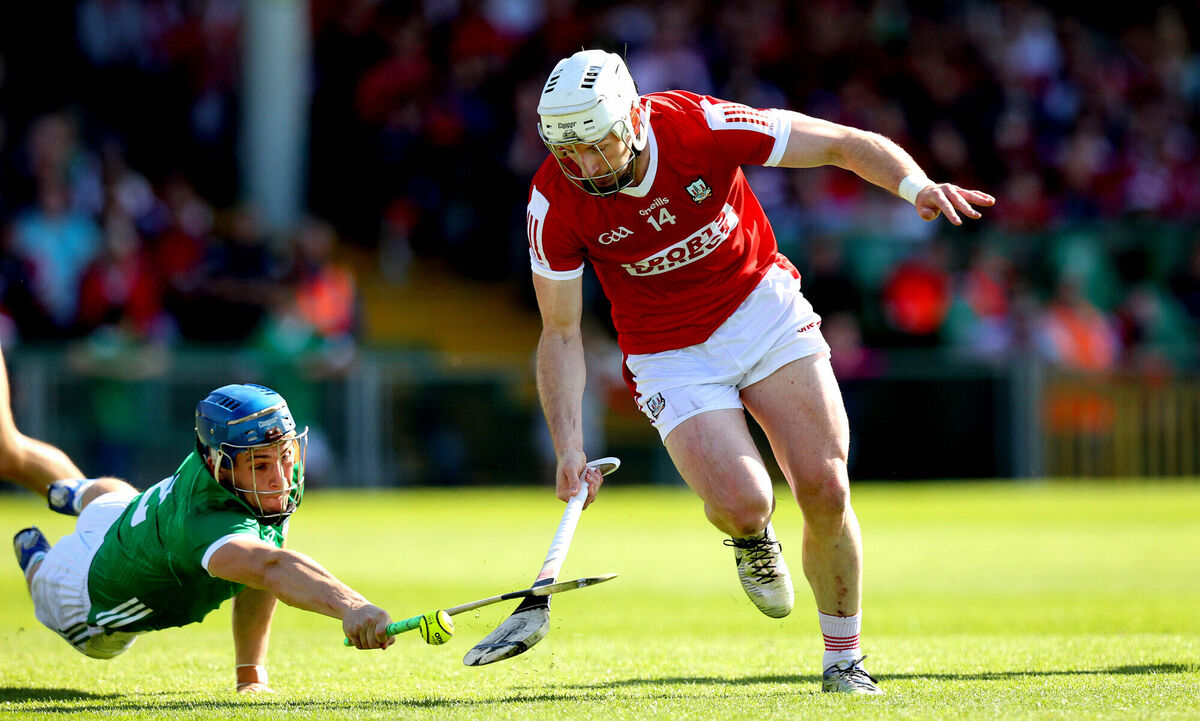 Limerick’s Mike Casey can't stop Patrick Horgan getting past. Picture: INPHO/Ryan Byrne Limerick’s Mike Casey can't stop Patrick Horgan getting past. Picture: INPHO/Ryan Byrne