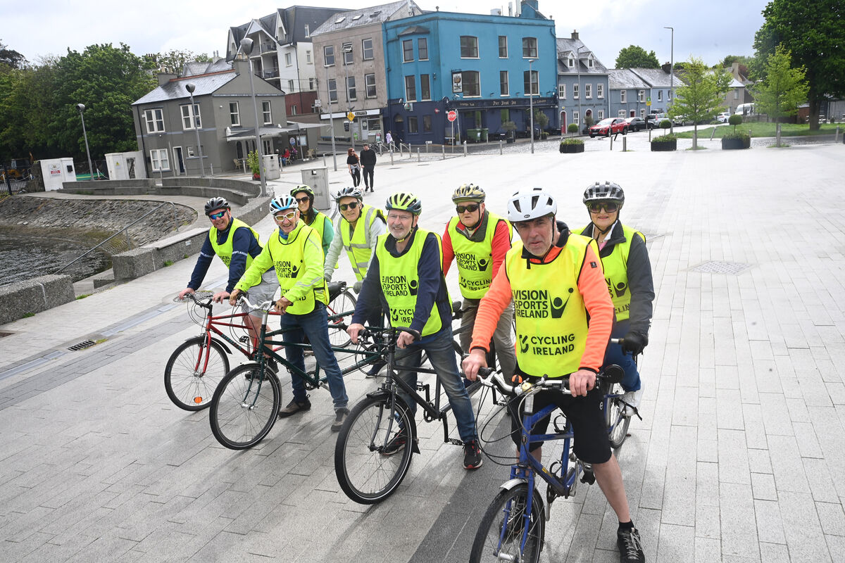 'Cycling for All, Cork' riders setting off on their tandem bikes from Blackrock village. Picture: Larry Cummins 'Cycling for All, Cork' riders setting off on their tandem bikes from Blackrock village. Picture: Larry Cummins