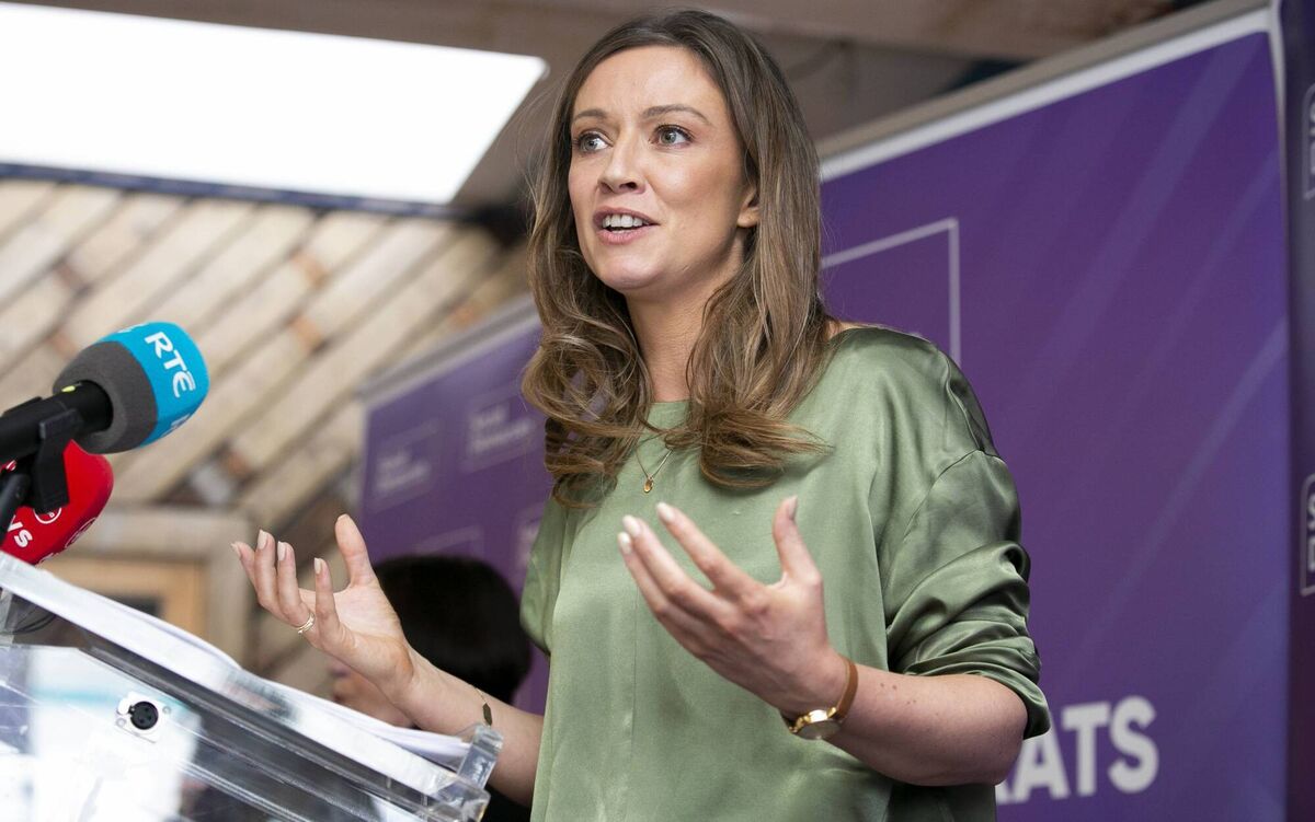 Holly Cairns TD during her maiden speech as leader of the Social Democrats to members of the party and media at The Tara Building, Tara Street, Dublin. Picture: Gareth Chaney/ Collins Photos Holly Cairns TD during her maiden speech as leader of the Social Democrats to members of the party and media at The Tara Building, Tara Street, Dublin. Picture: Gareth Chaney/ Collins Photos