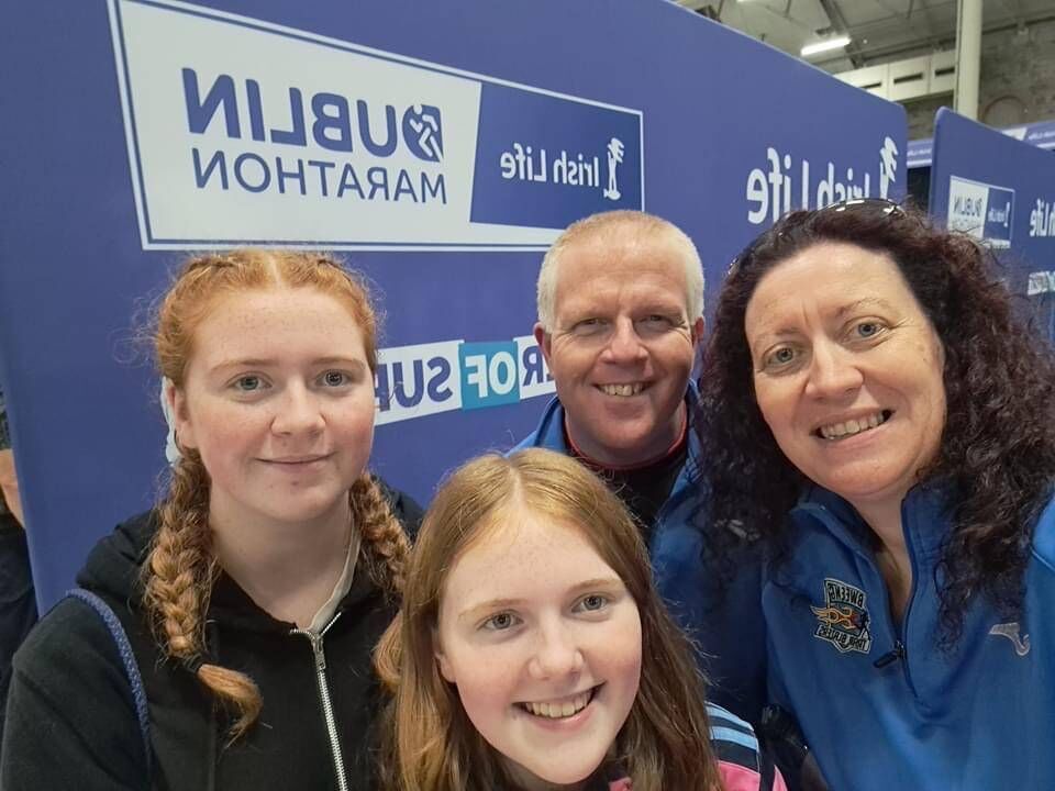 Gary with his family, wife Nicole and daughters Katie and Sarah.