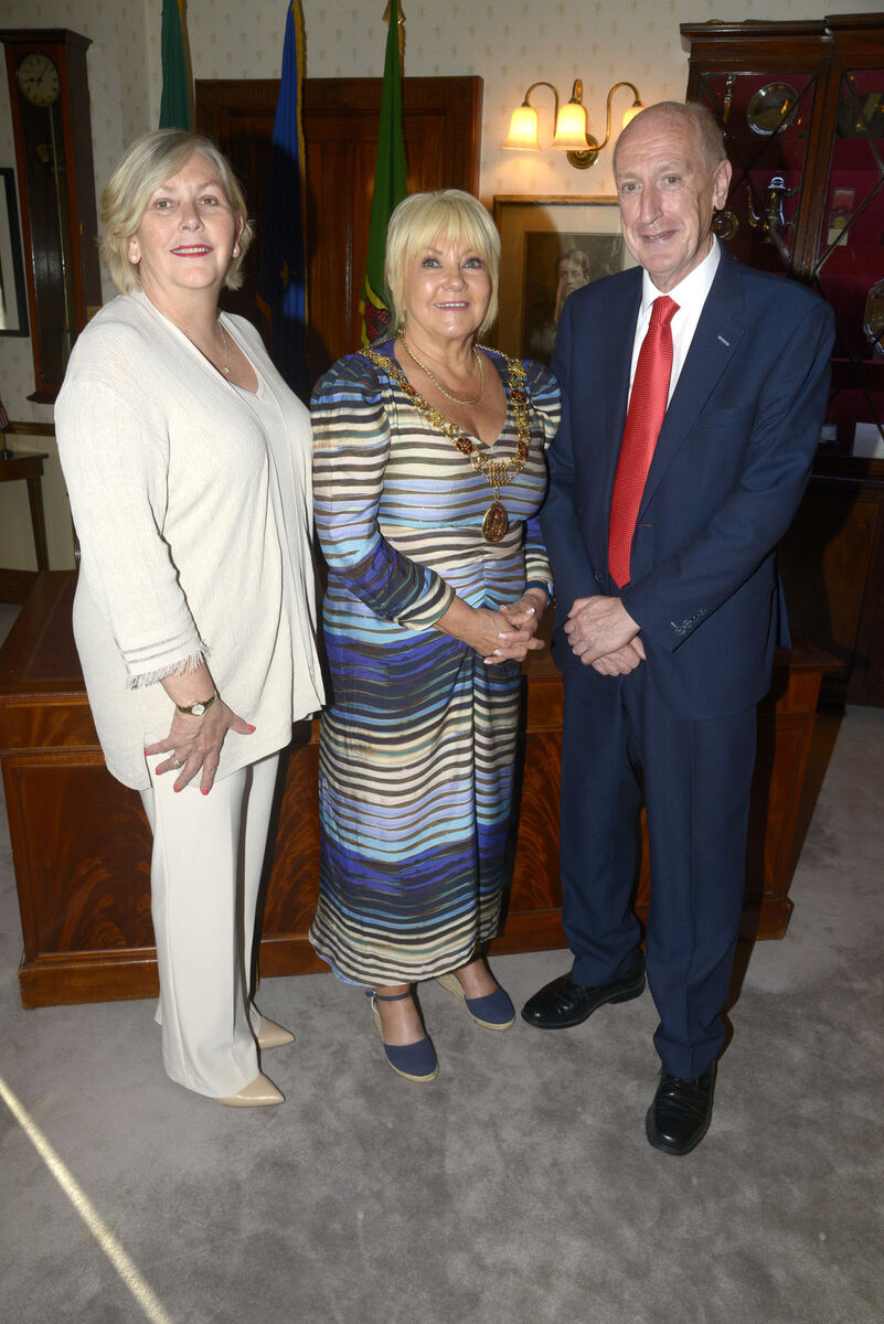 Pictured at the Lord Mayor's Community and Voluntary Awards at Cork city Council Chambers was Cork City Council CEO Ann Doherty with Lord Mayor Deirdre Forde and Maurice Gubbins former editor, The Echo. Picture: Denis Boyle Pictured at the Lord Mayor's Community and Voluntary Awards at Cork city Council Chambers was Cork City Council CEO Ann Doherty with Lord Mayor Deirdre Forde and Maurice Gubbins former editor, The Echo. Picture: Denis Boyle