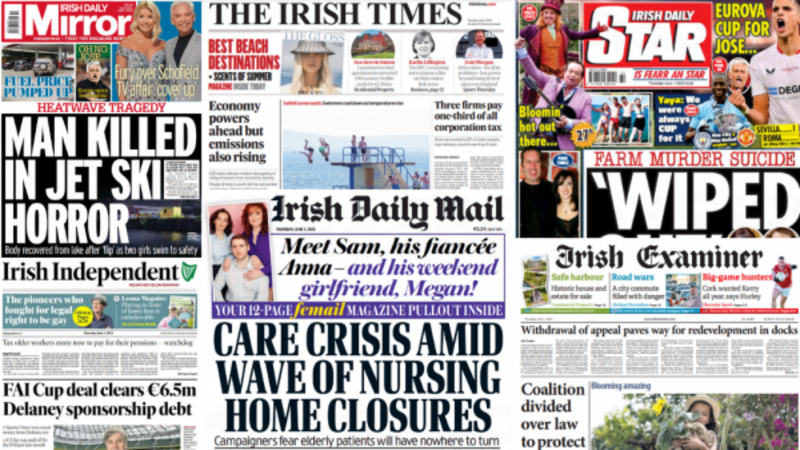 What the papers say: Thursday's front pages