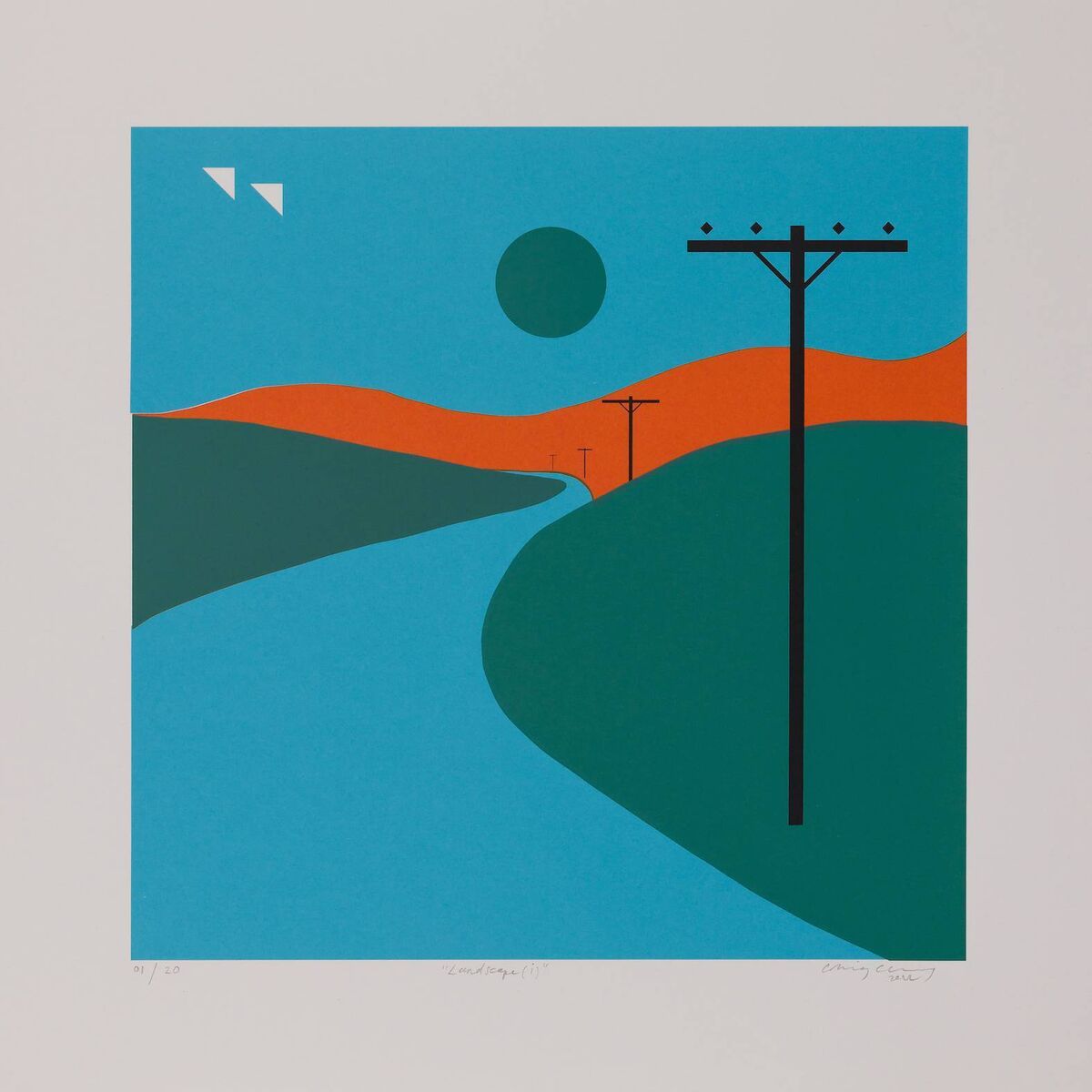 Craig Carry_Landscape i_2022_Screen Print 