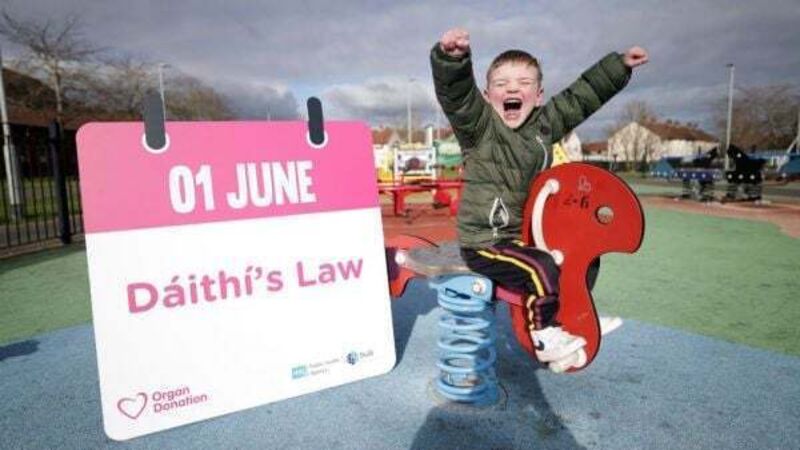 ‘Momentous day’ as Dáithí’s Law on organ donation takes effect in North ‘Momentous day’ as Dáithí’s Law on organ donation takes effect in North
