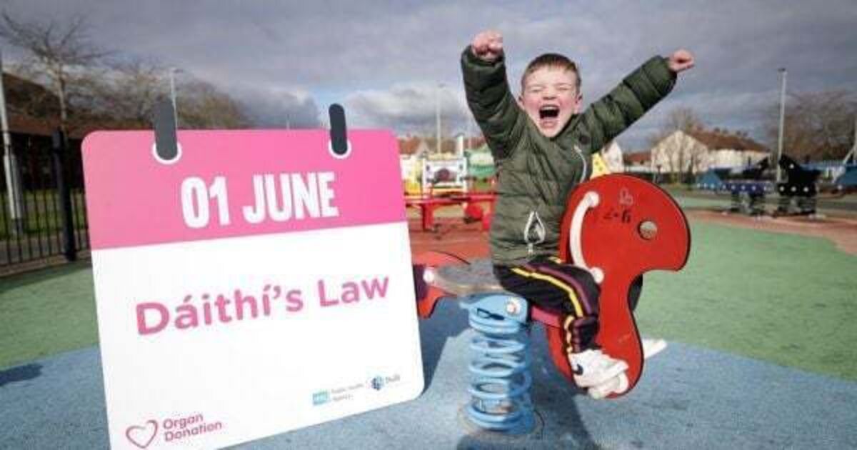 'Momentous day' as Dáithí's Law on organ donation takes effect in North - Vimarsana News