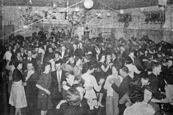 THE PLACE TO BE: The packed Redbarn ballroom in Youghal