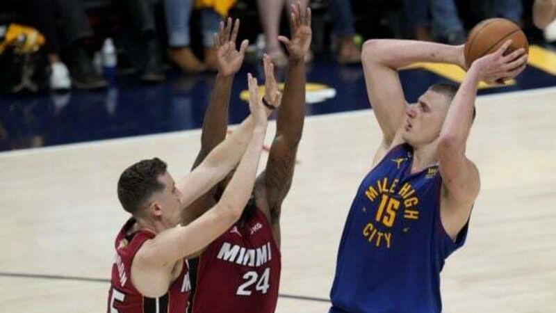 Nikola Jokic triple-double propels Denver Nuggets past Miami Heat 104-93