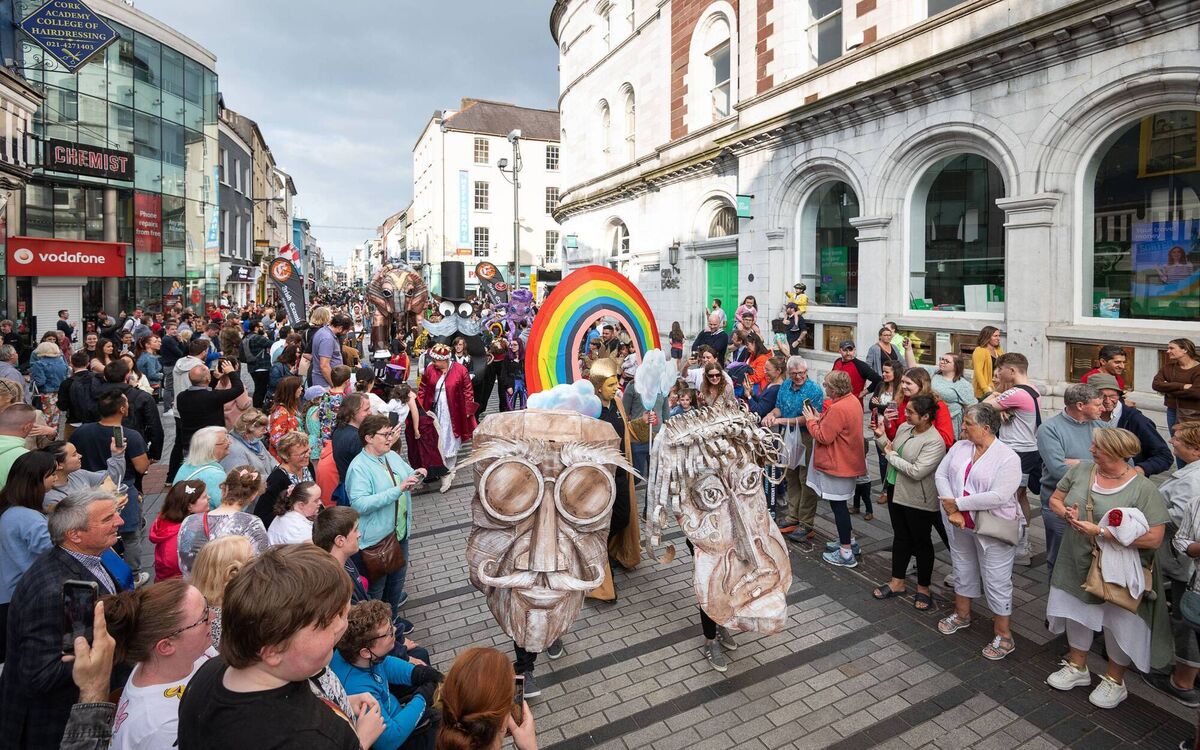 Cork Community Art Link performing at last year's Cork Midsummer Festival.