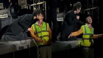 The 1975’s Matty Healy kisses crowd safety worker mid-performance in Denmark