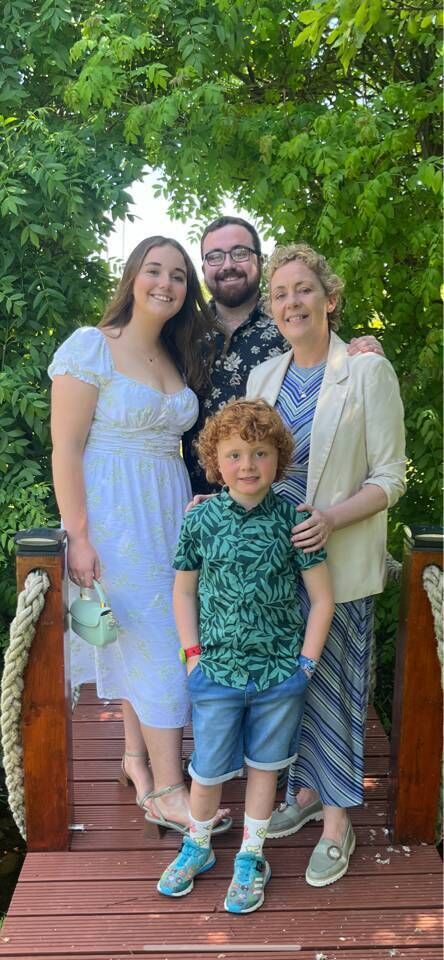 Mary Gardiner, from the Glen with her children Jamie, Aoife and Oisin Bourke. Mary Gardiner, from the Glen with her children Jamie, Aoife and Oisin Bourke.