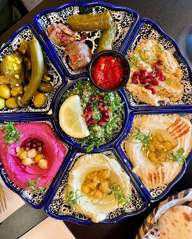 Mixed Appetisers by Eman Alkarajeh. Picture: Kate Ryan Mixed Appetisers by Eman Alkarajeh. Picture: Kate Ryan