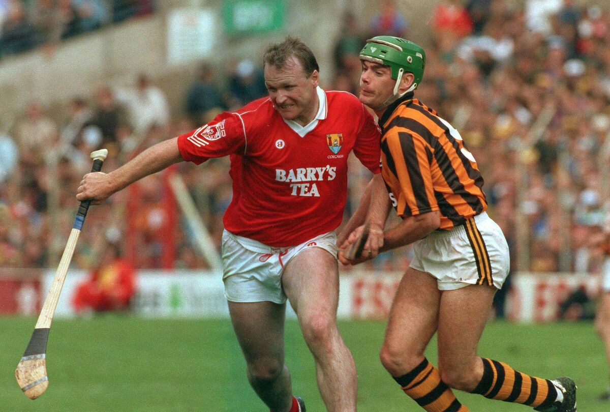 Teddy McCarthy of Cork and Bill Hennessy of Kilkenny in 1992. Picture: INPHO Teddy McCarthy of Cork and Bill Hennessy of Kilkenny in 1992. Picture: INPHO