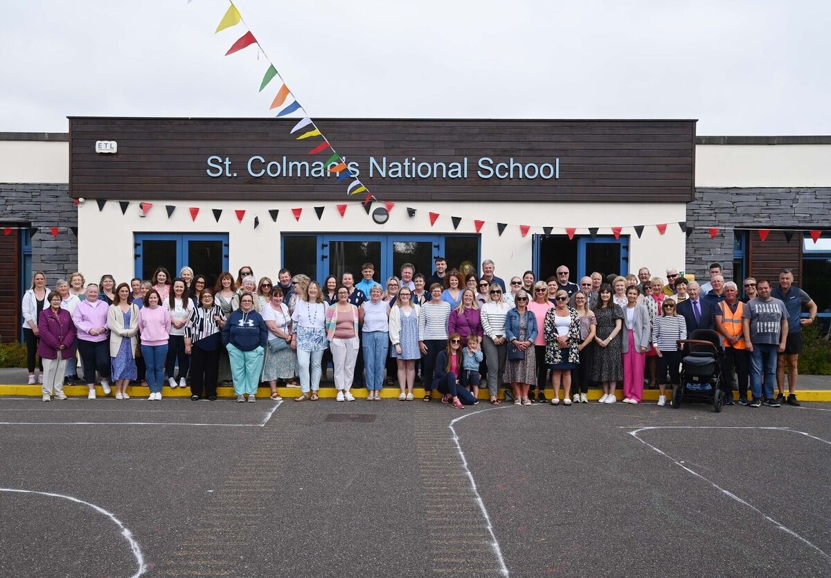 Past pupils and former staff members enjoying the celebrations at St Colman's NS, Cloyne, during the school's 50th anniversary of the amalgamation of the boys and girls schools. Past pupils and former staff members enjoying the celebrations at St Colman's NS, Cloyne, during the school's 50th anniversary of the amalgamation of the boys and girls schools.