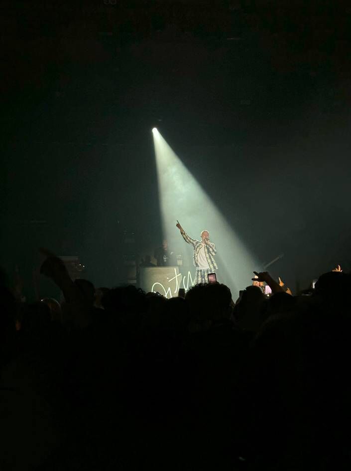 Hip-hop returned to a sold out Live At the Marquee as Manchester rapper Aitch played a high energy set to a raucous but well behaved young crowd. Picture: Stevie G