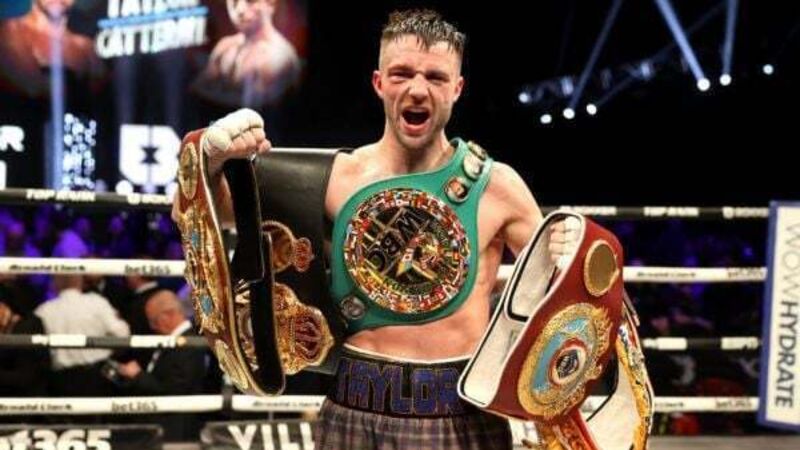Security steps in as Josh Taylor and Teofimo Lopez kept apart ahead of fight
