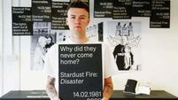 Family loss in Stardust tragedy inspires student’s art showpiece