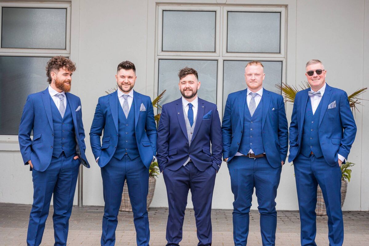 John’s brother Cornelius was best man, his brother Liam, Sorcha’s brother Connor and one of his best friends Tadgh were groomsmen.