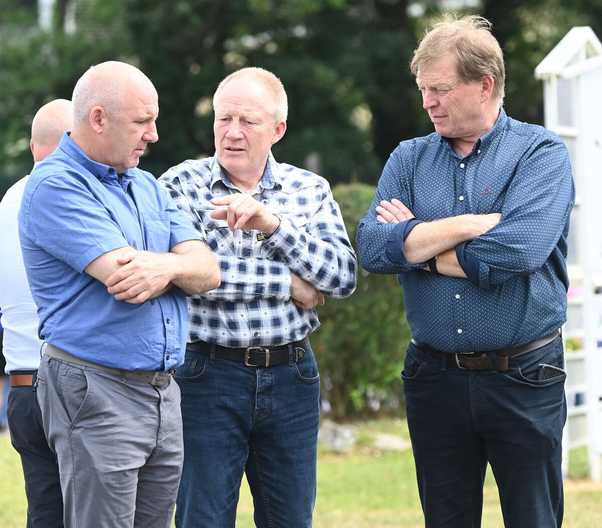 Former Tipperary players John Leahy, Aidan Ryan and Declan Ryan paying their respects to former Cork double winning player Teddy McCarthy at Barry Bros. funeral home in Glanmire , Cork . Picture; Eddie O'Hare Former Tipperary players John Leahy, Aidan Ryan and Declan Ryan paying their respects to former Cork double winning player Teddy McCarthy at Barry Bros. funeral home in Glanmire , Cork . Picture; Eddie O'Hare