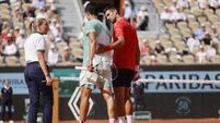Novak Djokovic reaches another final as Carlos Alcaraz struggles with cramp