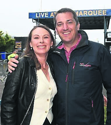 Brian and Caroline Dwyer, of Belgooly, at the Bell X1 concert. 	 Pic: Eddie O’Hare
                    