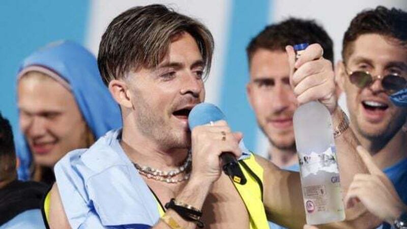 Jack Grealish revels as Manchester City parade treble Jack Grealish revels as Manchester City parade treble