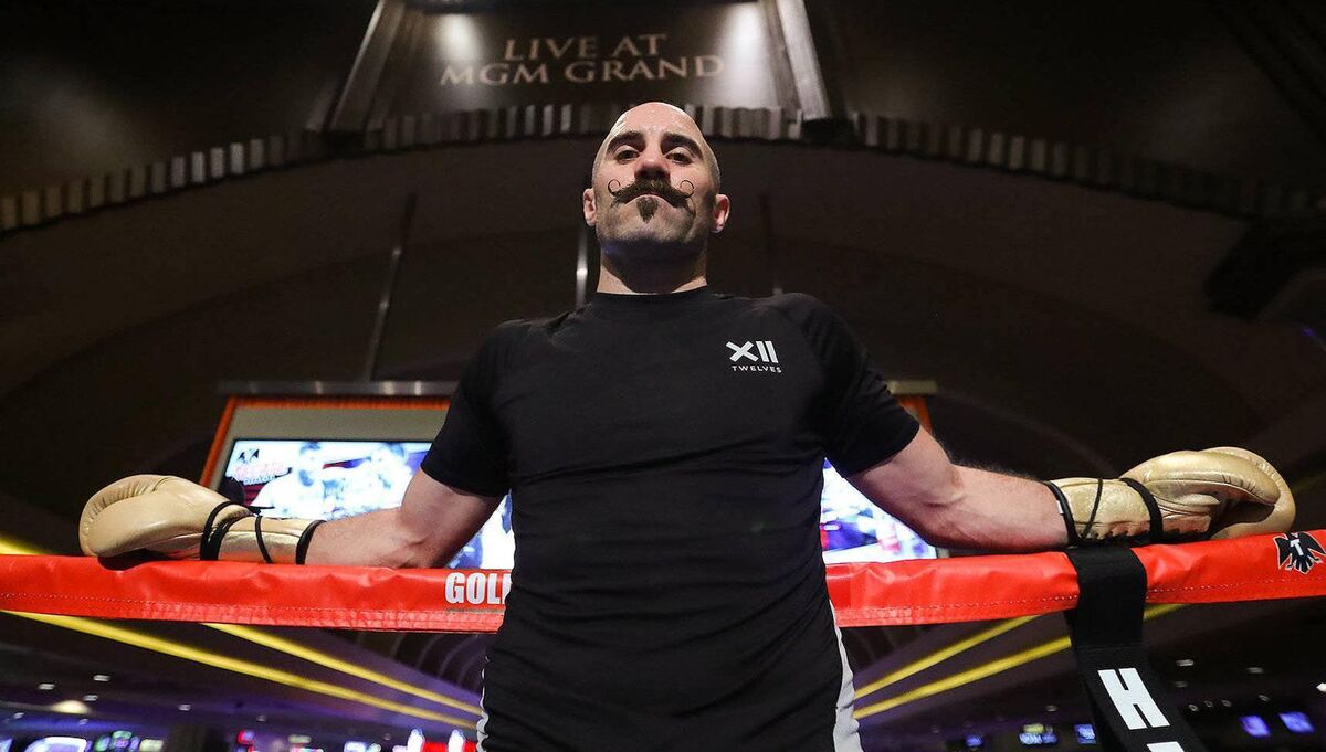 Gary 'Spike' O'Sullivan ahead of his middlewieght bout against David Lemieux on the Gennady Golovkin and Canelo Álvarez undercard in Las Vegas, Nevada, USA. Picture: Tom Hogan/Golden Boy Promotions via Sportsfile