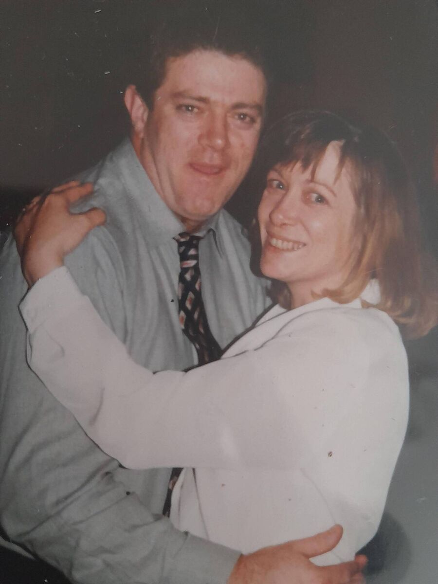 Catherine Dorney and her husband Noel who passed away when she was in her second year in college. 