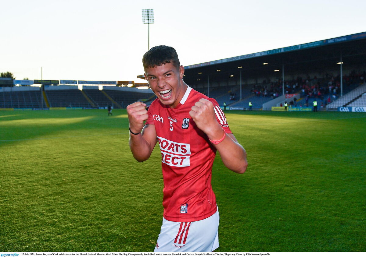 James Dwyer has won All-Irelands at minor and U20 with Cork. Picture: Eóin Noonan/Sportsfile