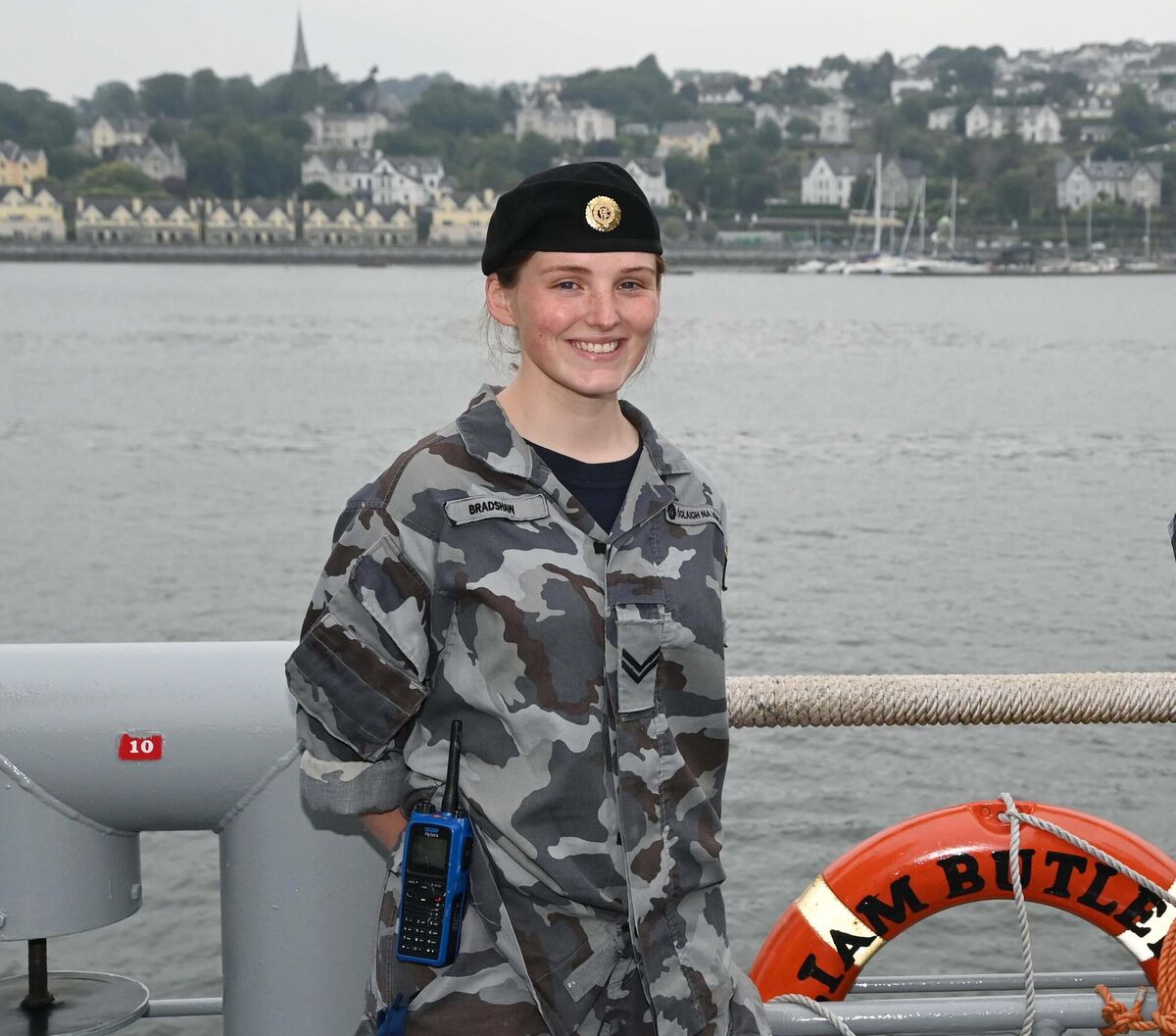 L/S Clodagh Bradshaw at the L.É. William Butler Yeats. Picture: Denis Minihane.