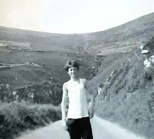 CYCLING SOJOURN: Fintan Bloss at Slea Head during his days at Irish College in his youth. CYCLING SOJOURN: Fintan Bloss at Slea Head during his days at Irish College in his youth.