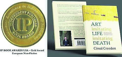 Cónal Creedon’s award and his book