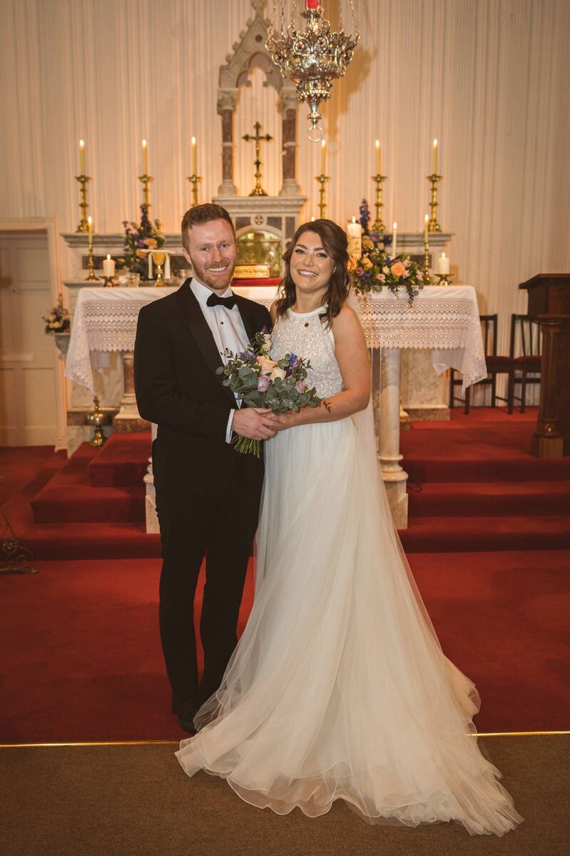 The happy couple.