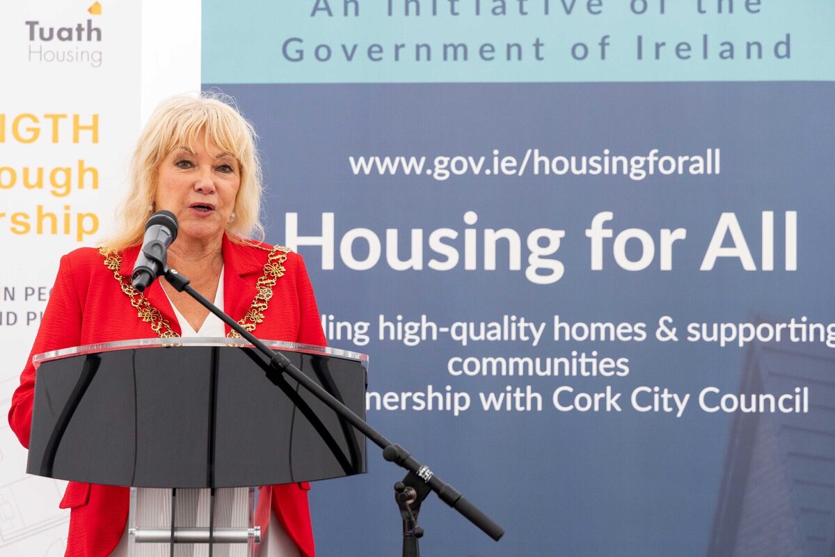 Cllr Deirdre Forde, Lord Mayor of Cork, pictured at the official opening.
