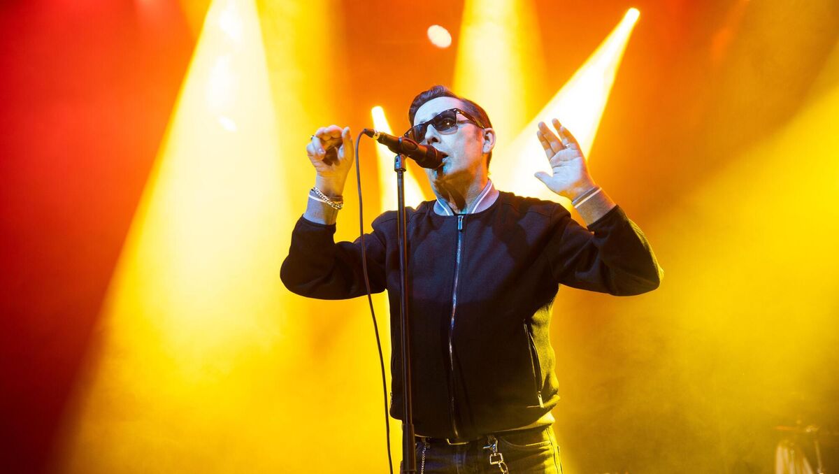 Lead singer Christy Dignam onstage as Aslan opened Live At The Marquee in 2019.