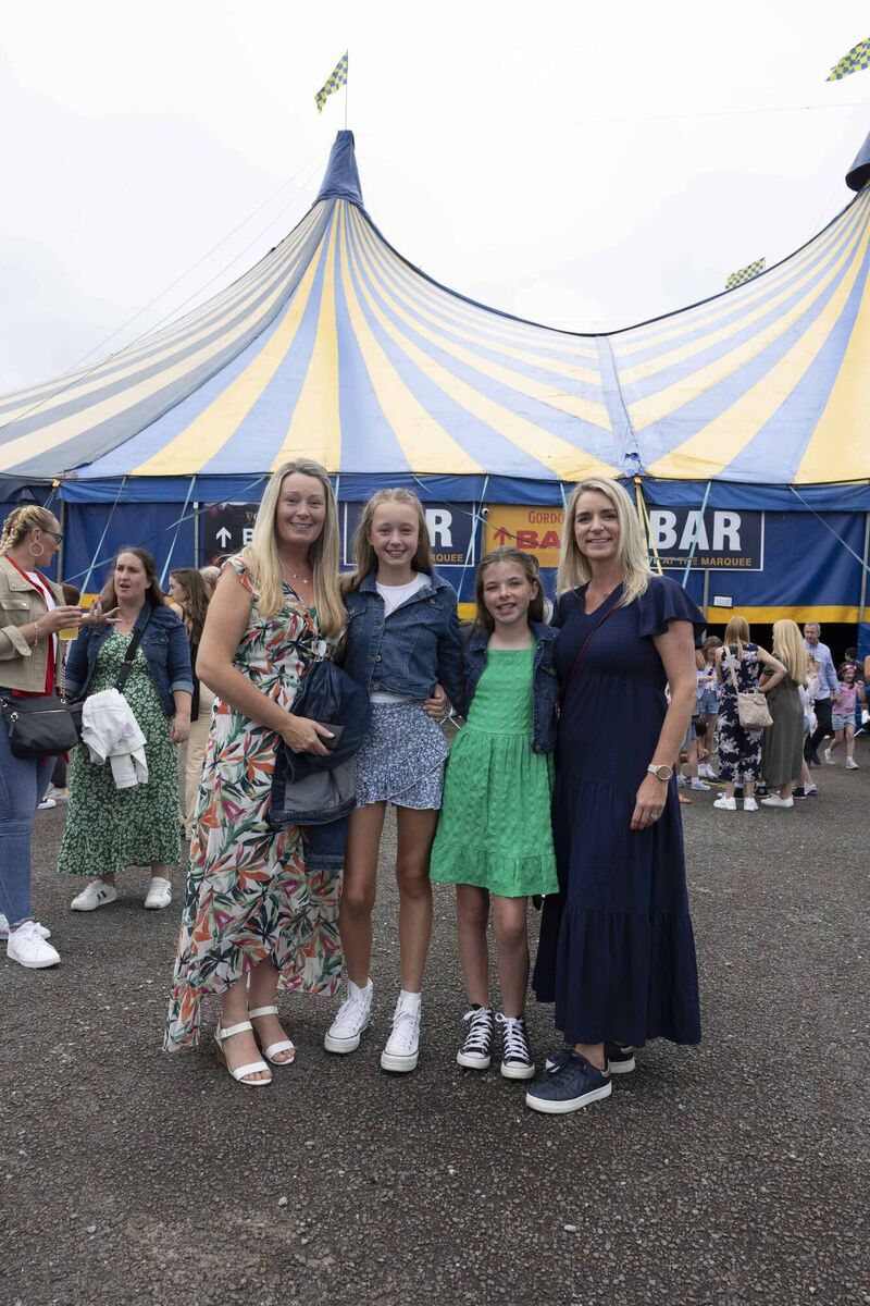 Donna and Ava Kenneally from Mayfield, and Sarah and Joan Millroy from Cloyne attending Mimi Webb Live At The Marquee on Friday. Pic: PLAY Creative.