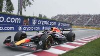 Max Verstappen fastest as Carlos Sainz crashes out of rain-hit Canadian practice