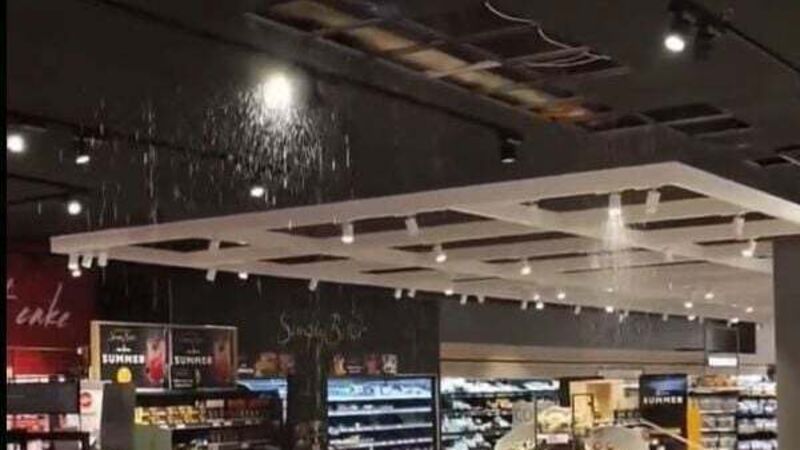 Tralee hit with flash flooding and torrential rain Tralee hit with flash flooding and torrential rain
