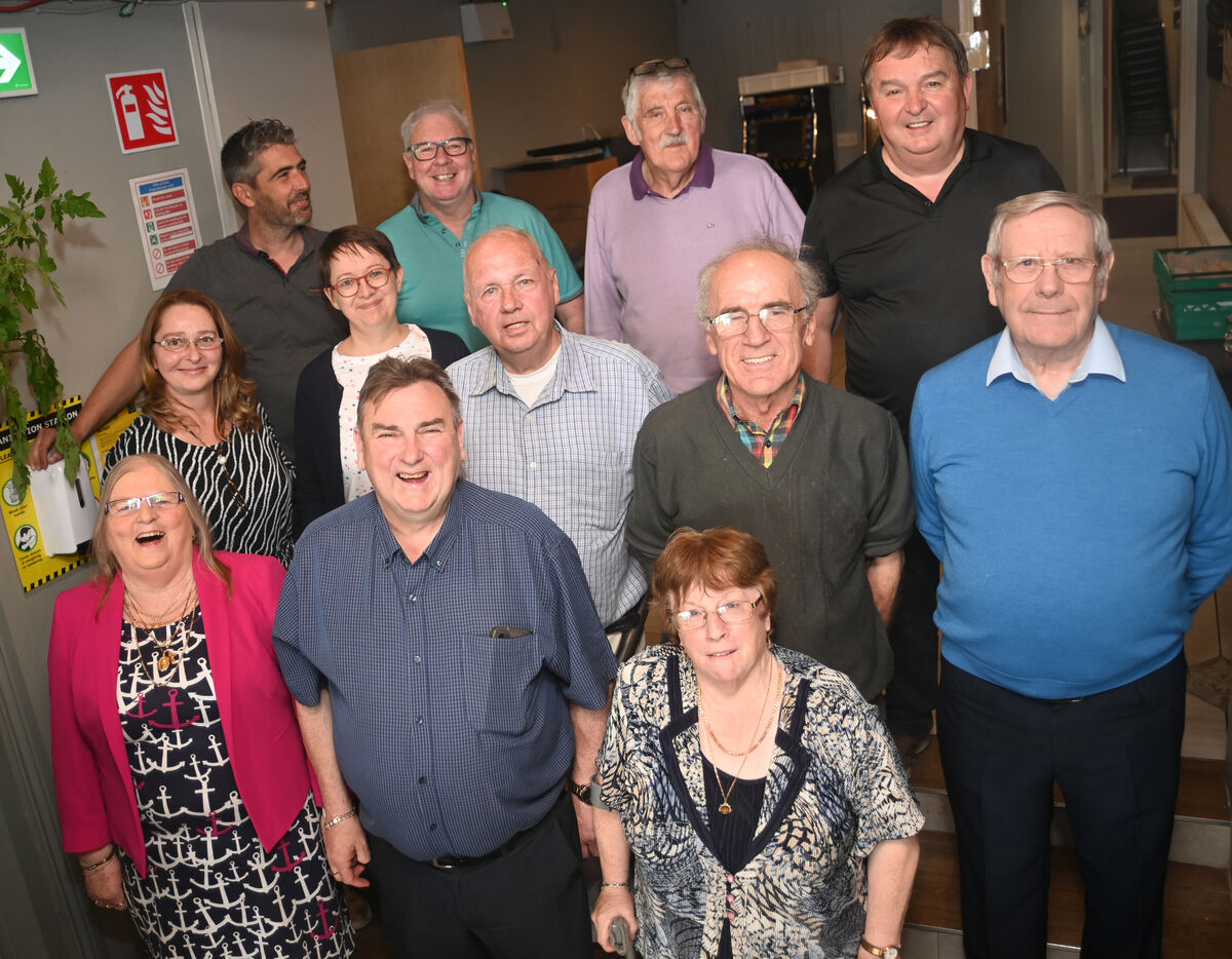 Fermoy Tidy Towns committee at the coffee morning fundraiser at The Wagon Tavern, Fermoy Co Cork on Saturday morning. Pic: Larry Cummins